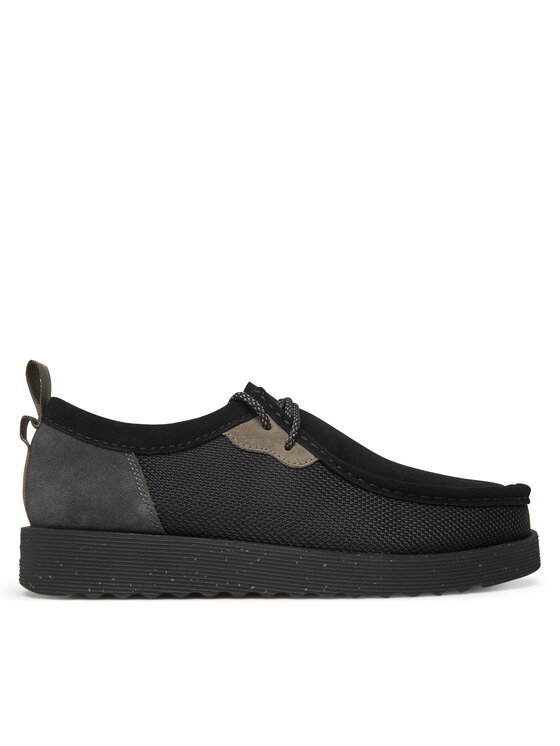 Clarks Półbuty Wallabee 26181387 Czarny