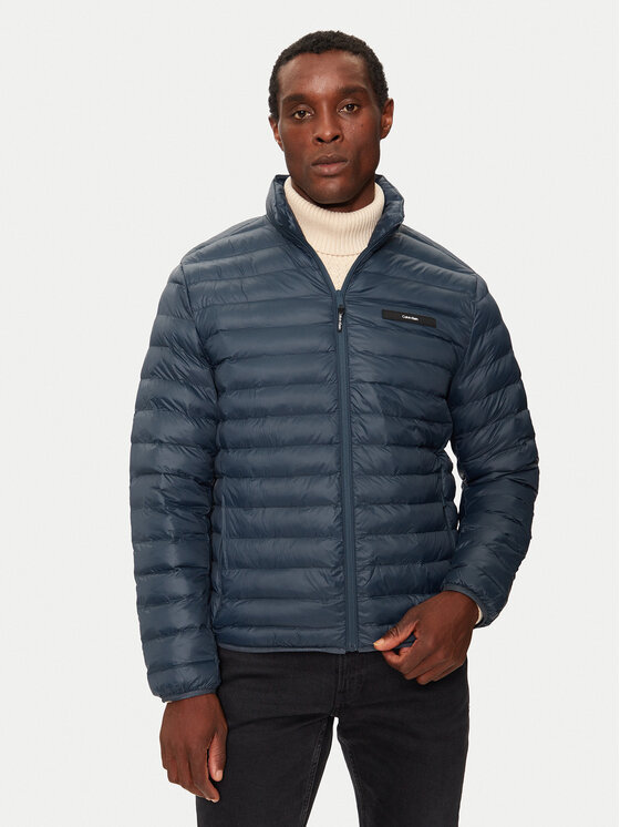 Calvin Klein Kurtka zimowa K10K113474 Niebieski Regular Fit