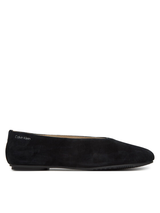 Calvin Klein Baleriny Ballerina Round Hw Sue HW0HW02565 Czarny