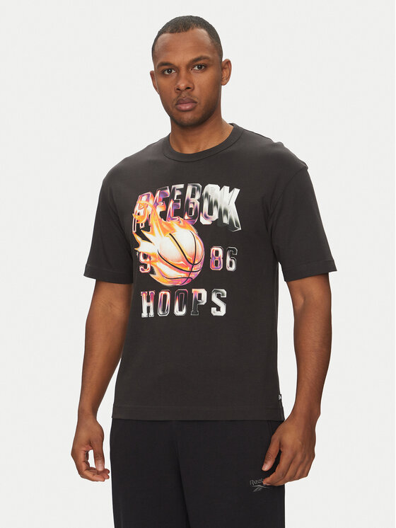 Reebok T-Shirt 100218817 Czarny Regular Fit