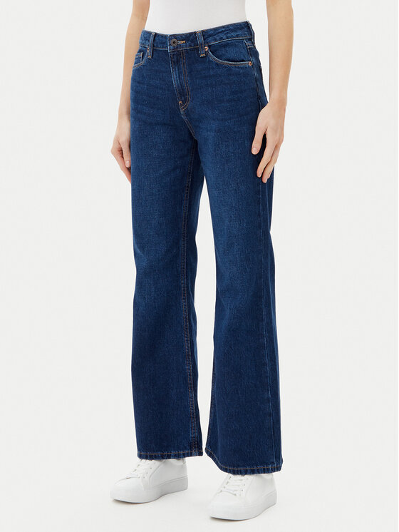 Pepe Jeans Jeansy PL204734 Niebieski Flare Fit