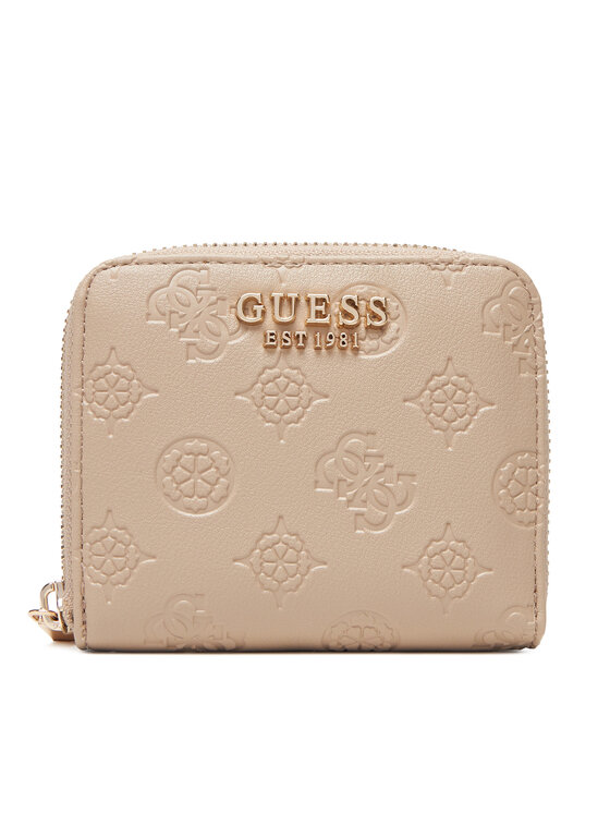 Guess Mały Portfel Damski Phoebe Slg SWPD96 65137 Beżowy