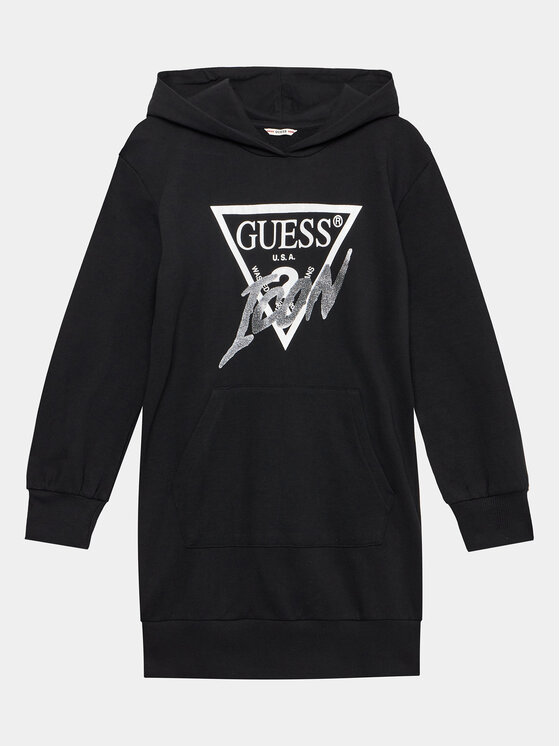 Guess Sukienka codzienna J3YK33 KA6R3 Czarny Regular Fit