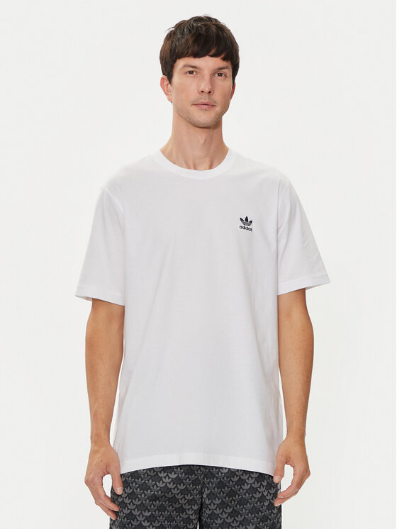 adidas T-Shirt Trefoil Essentials IZ2098 Biały Regular Fit