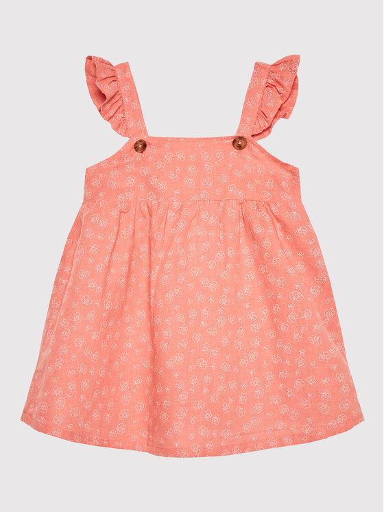 United Colors Of Benetton Sukienka letnia 4PL9GV005 Różowy Regular Fit