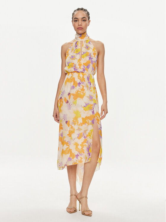 Patrizia Pepe Sukienka letnia 2A2726/A426-XG02 Kolorowy Regular Fit