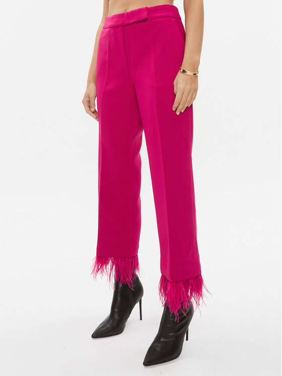 MICHAEL Michael Kors Spodnie materiałowe MH330K43GZ Różowy Regular Fit