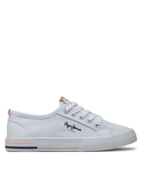 Pepe Jeans Tenisówki Brady Basic G PGS30604 Biały