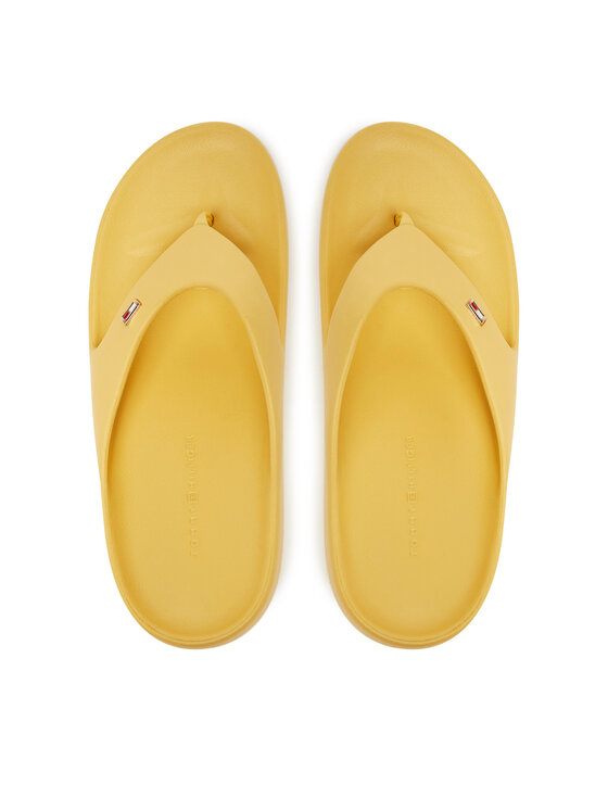 Tommy Hilfiger Japonki Comfort Beach Sandal FW0FW08522 Żółty