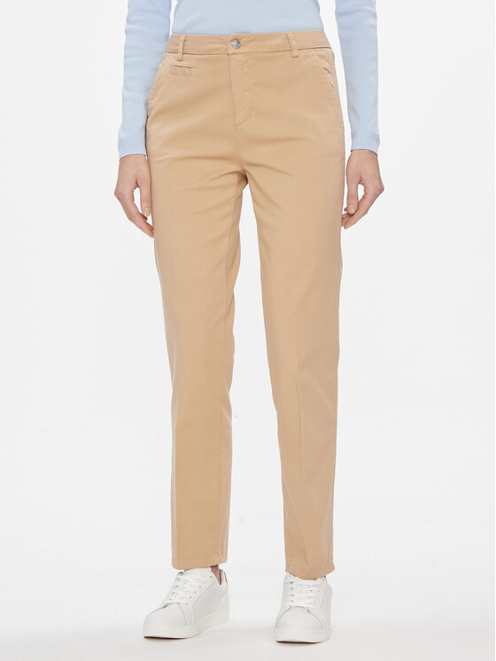 United Colors Of Benetton Chinosy 4GD7DF061 Beżowy Regular Fit