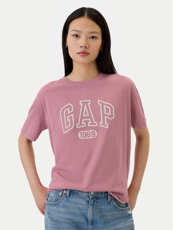 Gap T-Shirt 500012-03 Różowy Oversize