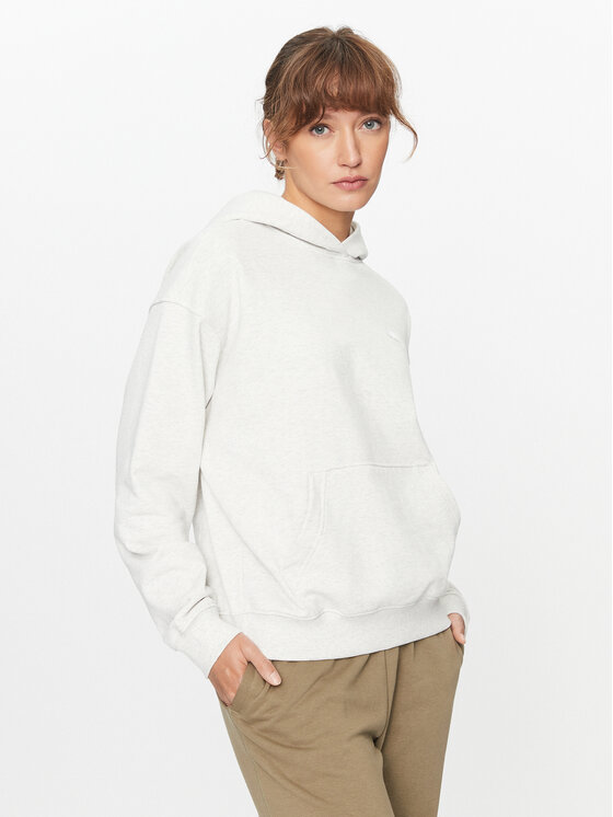 New Balance Bluza Athletics French Terry Oversized Hoodie WT33524 Biały Regular Fit