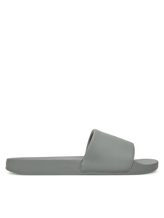 Calvin Klein Klapki Pool Slide W/ Ck Square HM0HM01754 Szary