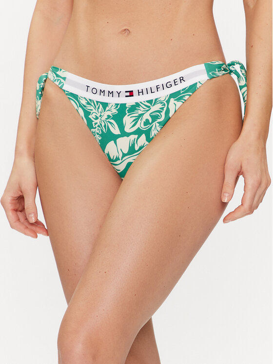 Tommy Hilfiger Dół od bikini UW0UW05366 Zielony