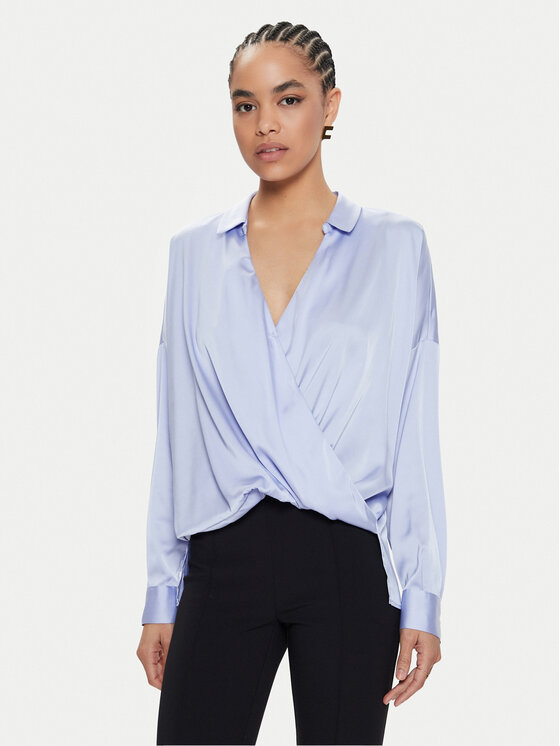 Imperial Koszula CJF4HDG Fioletowy Relaxed Fit