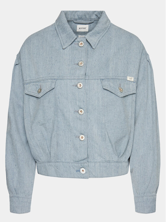 Mustang Kurtka jeansowa Bethany 1014801 Niebieski Regular Fit