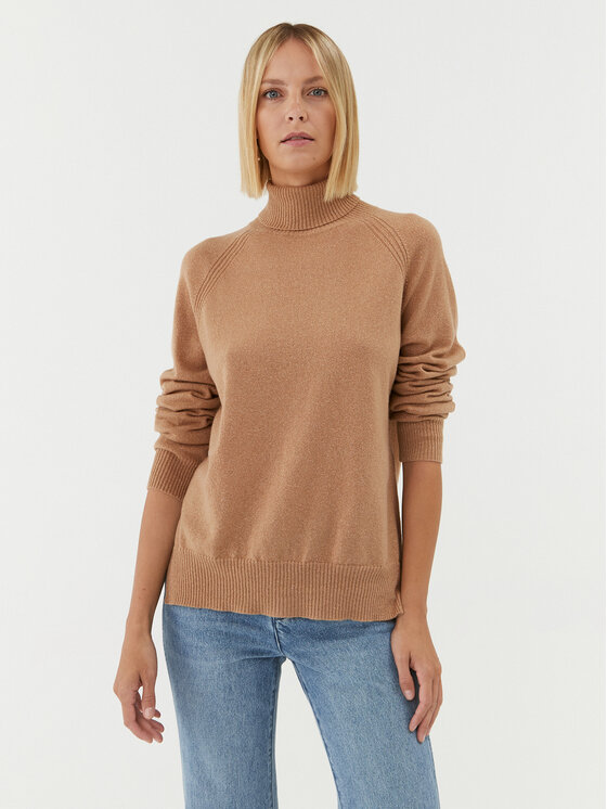 TWINSET Golf 232TT3200 Beżowy Regular Fit