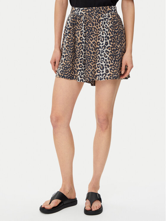 ONLY Spódnico-szorty Nova 15343204 Brązowy Regular Fit