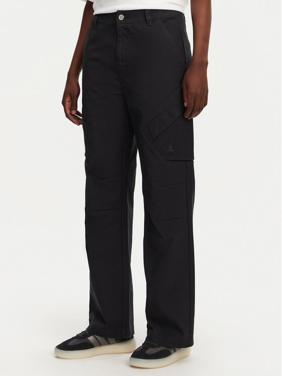 Nike Spodnie materiałowe FV7098 Czarny Regular Fit