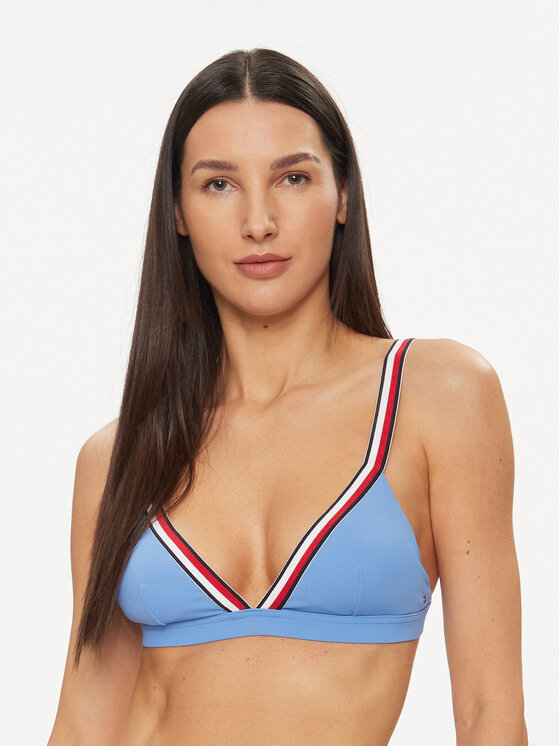 Tommy Hilfiger Góra od bikini UW0UW05290 Niebieski