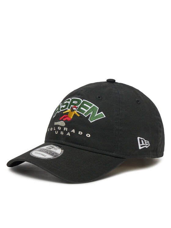 New Era Czapka z daszkiem Washed Aspen Ski 9TWENTY 60580870 Czarny