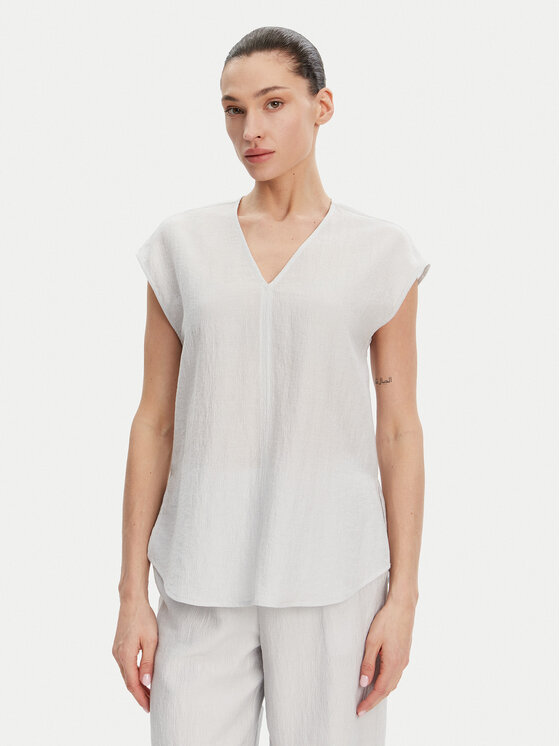 Calvin Klein Bluzka K20K208210 Błękitny Regular Fit