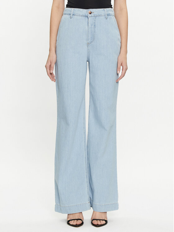 Rinascimento Jeansy CFC0117534003 Niebieski Relaxed Fit