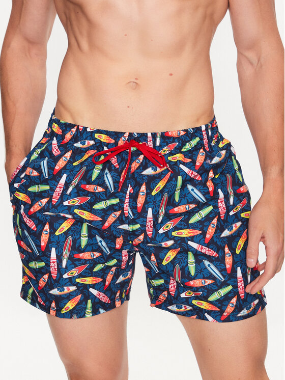CMP Szorty kąpielowe 33R9037 Niebieski Regular Fit