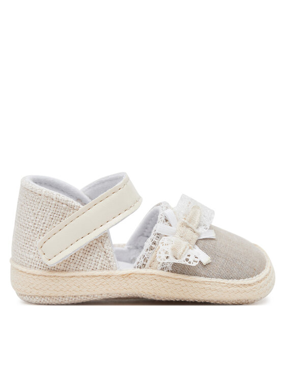 Mayoral Espadryle 9901 Beżowy