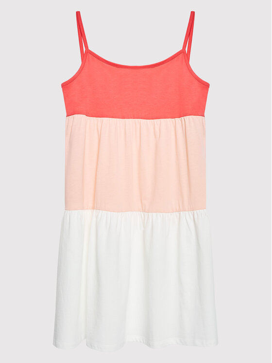United Colors Of Benetton Sukienka letnia 30960V004 Kolorowy Relaxed Fit