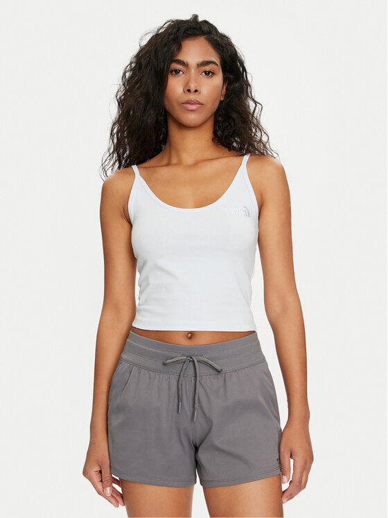 The North Face Top NF0A55AQ Niebieski Cropped Fit