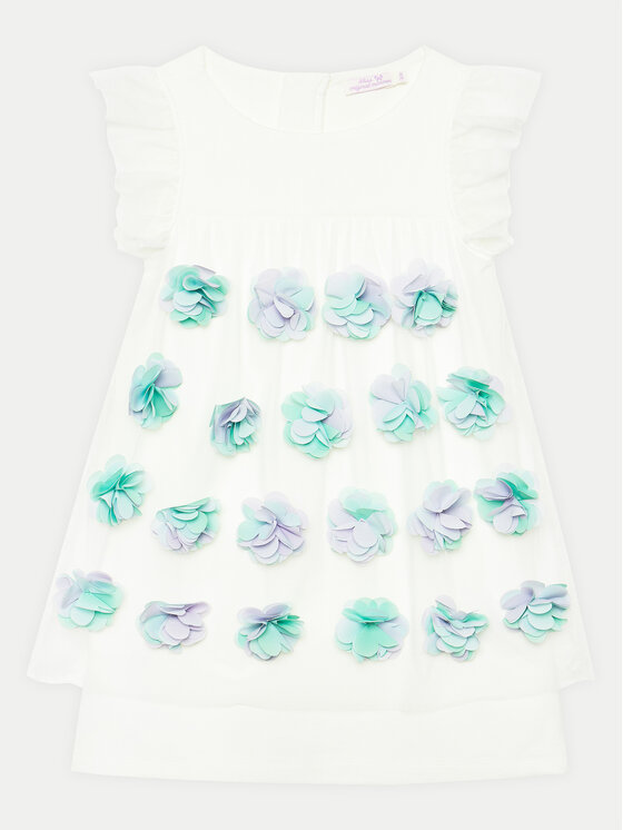 Original Marines Sukienka letnia DEP3128F Biały Regular Fit