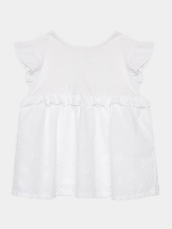United Colors Of Benetton Sukienka codzienna 47YZAV00B Biały Regular Fit
