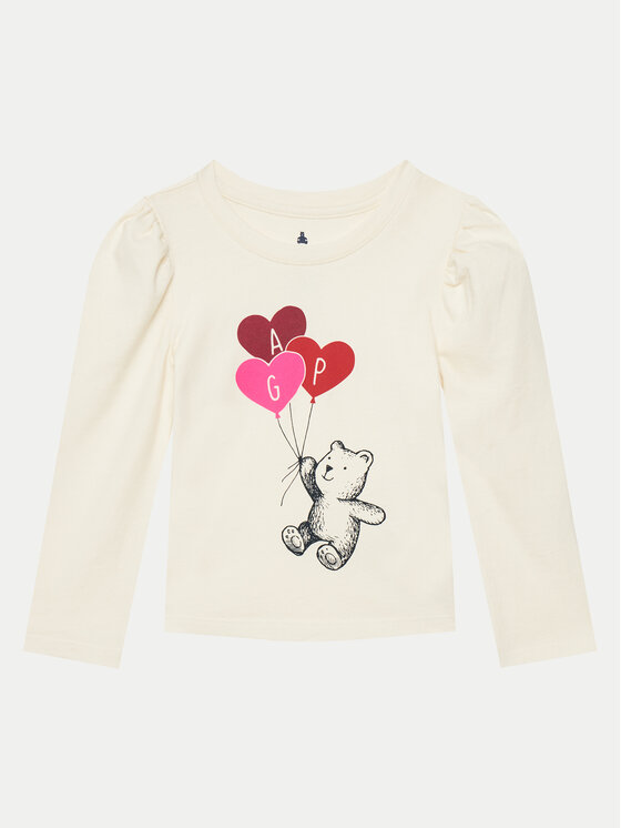 Gap Bluzka 525362-07 Beżowy Regular Fit