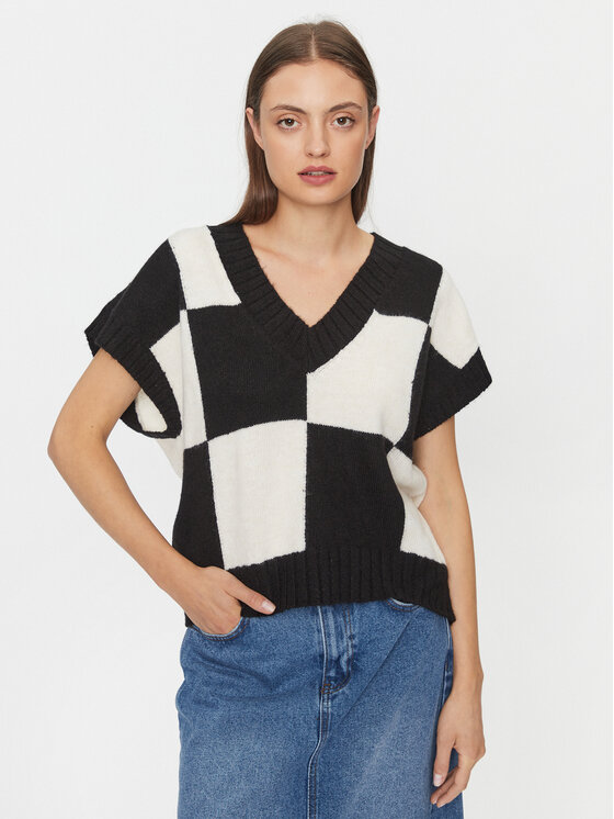 Noisy May Sweter Lena 27029684 Kolorowy Loose Fit
