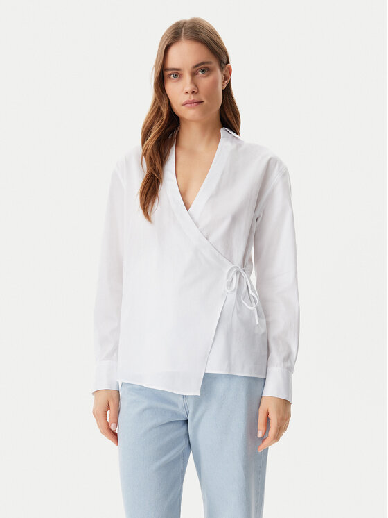 Calvin Klein Koszula K20K208226 Biały Regular Fit