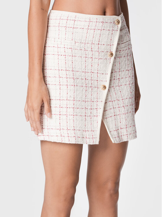 Morgan Spódnica trapezowa 222-JPYLA.F Biały Regular Fit