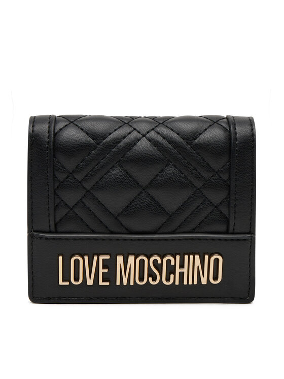 LOVE MOSCHINO Mały Portfel Damski JC5601PP1MLA0000 Czarny