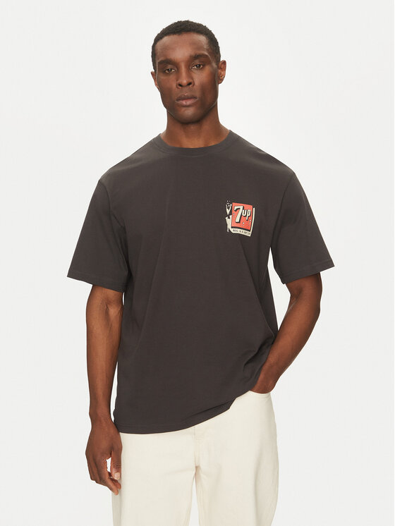 Only & Sons T-Shirt 7Up 22033847 Czarny Relaxed Fit