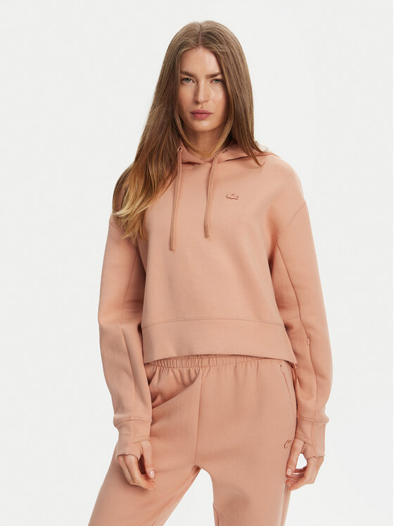 Lacoste Bluza SF0281 Pomarańczowy Loose Fit