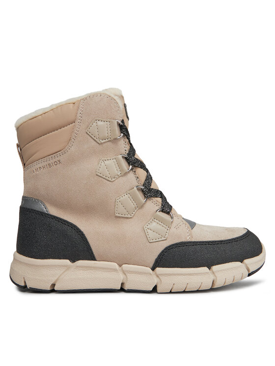 Geox Śniegowce J Flexyper Girl B Ab J16APA 022FU C5000 D Beżowy
