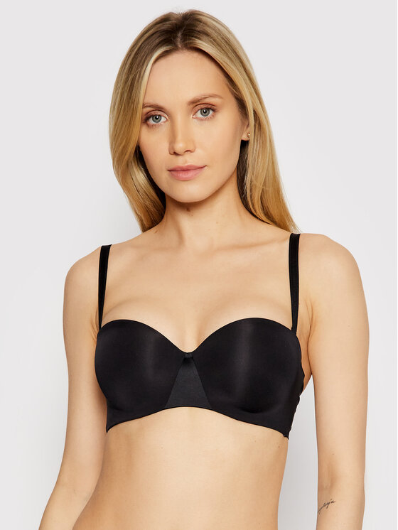 Chantelle Biustonosz bardotka Essential C15G50 Czarny
