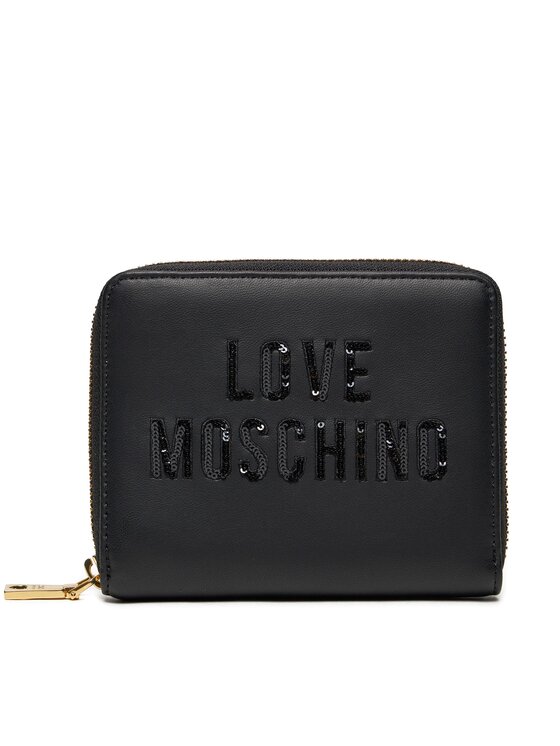 LOVE MOSCHINO Duży Portfel Damski JC5635PP0IKK0000 Czarny