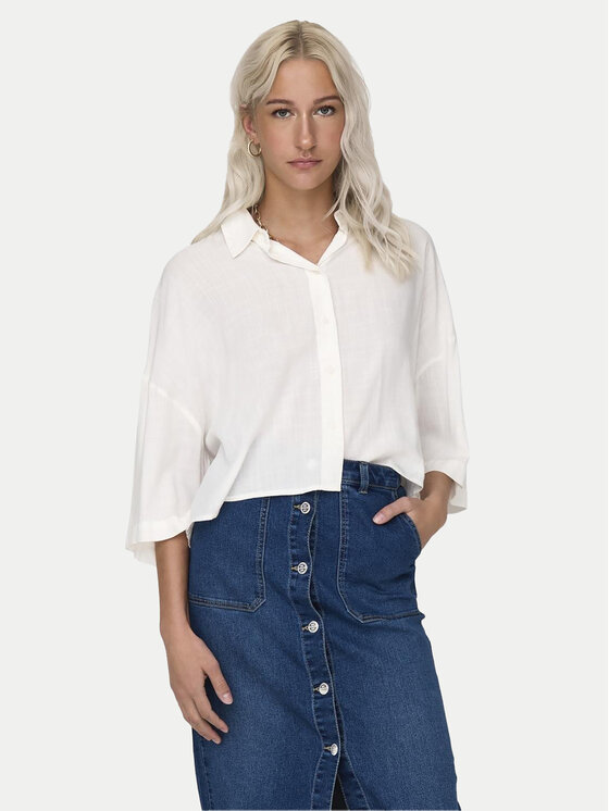 ONLY Koszula Lastrid 15307870 Biały Regular Fit