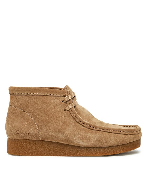Clarks Botki WallabeeEvoBt 261747444 Beżowy