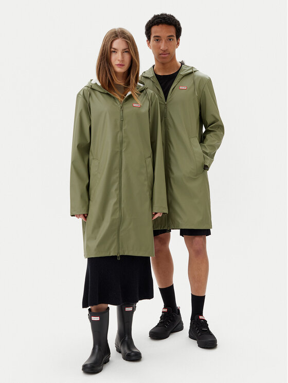Hunter Kurtka przeciwdeszczowa Andrea Unisex HARU0002242 Khaki Regular Fit