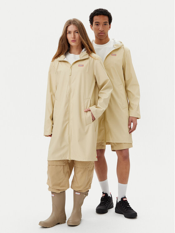 Hunter Kurtka przeciwdeszczowa Andrea Unisex HARU0002244 Beżowy Regular Fit