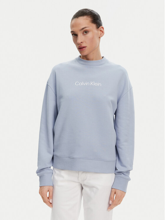 Calvin Klein Bluza Hero Logo K20K205450 Błękitny Regular Fit