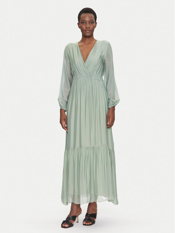 Dixie Sukienka letnia A207W050 Zielony Regular Fit
