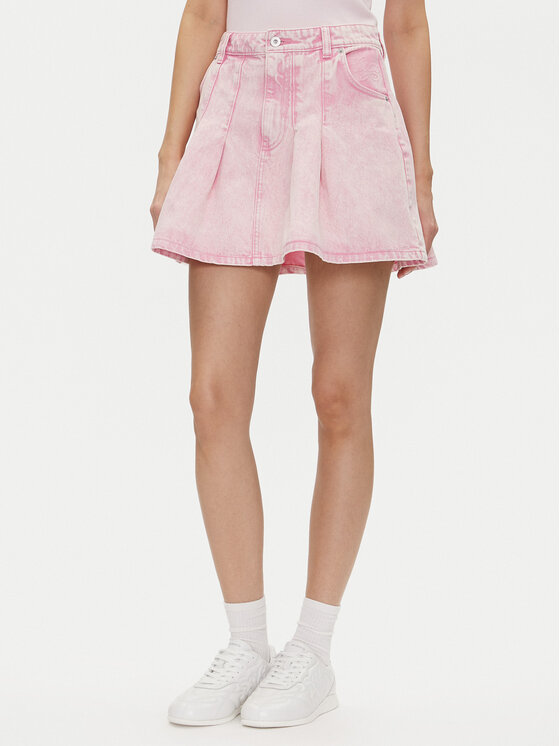 HUGO Spódnica jeansowa Gloom_B 50534786 Różowy Regular Fit